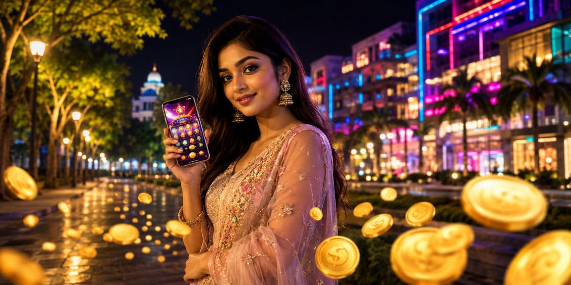 রাজশাহী মোবাইল ক্যাসিনো পরিবেশের নেয়ন রাতের দৃশ্য